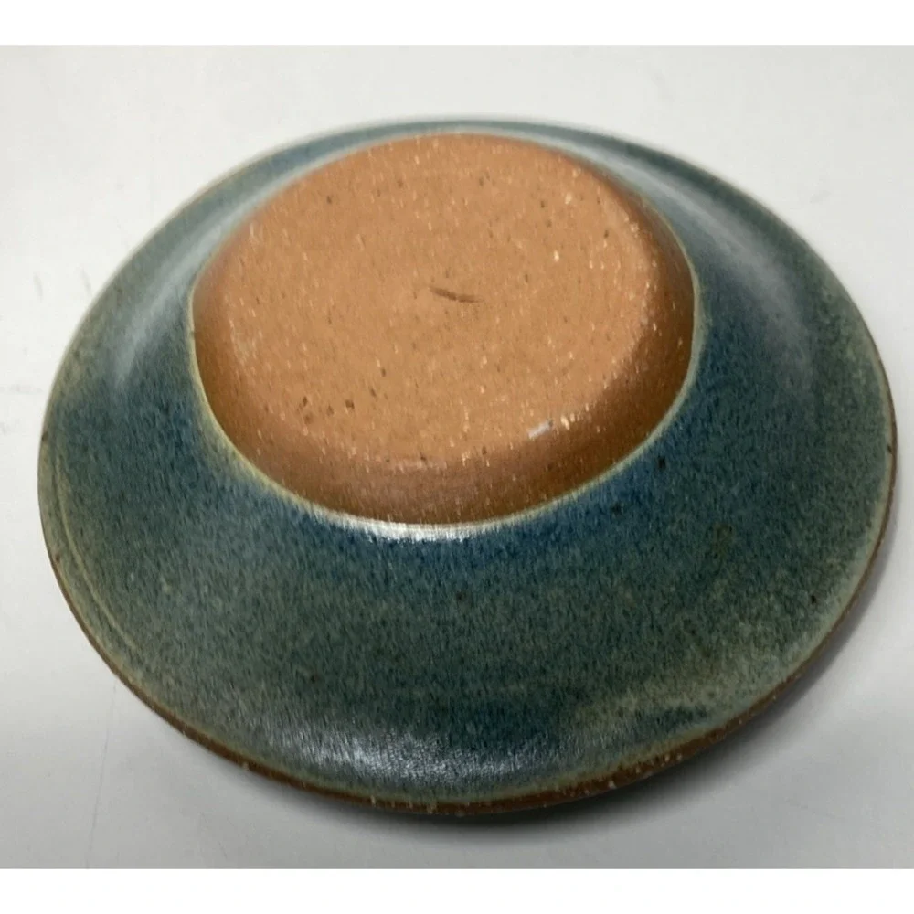 Handmade Stoneware Quote Jar Candle Storm Design Made in USA 6.5x4 Stamped